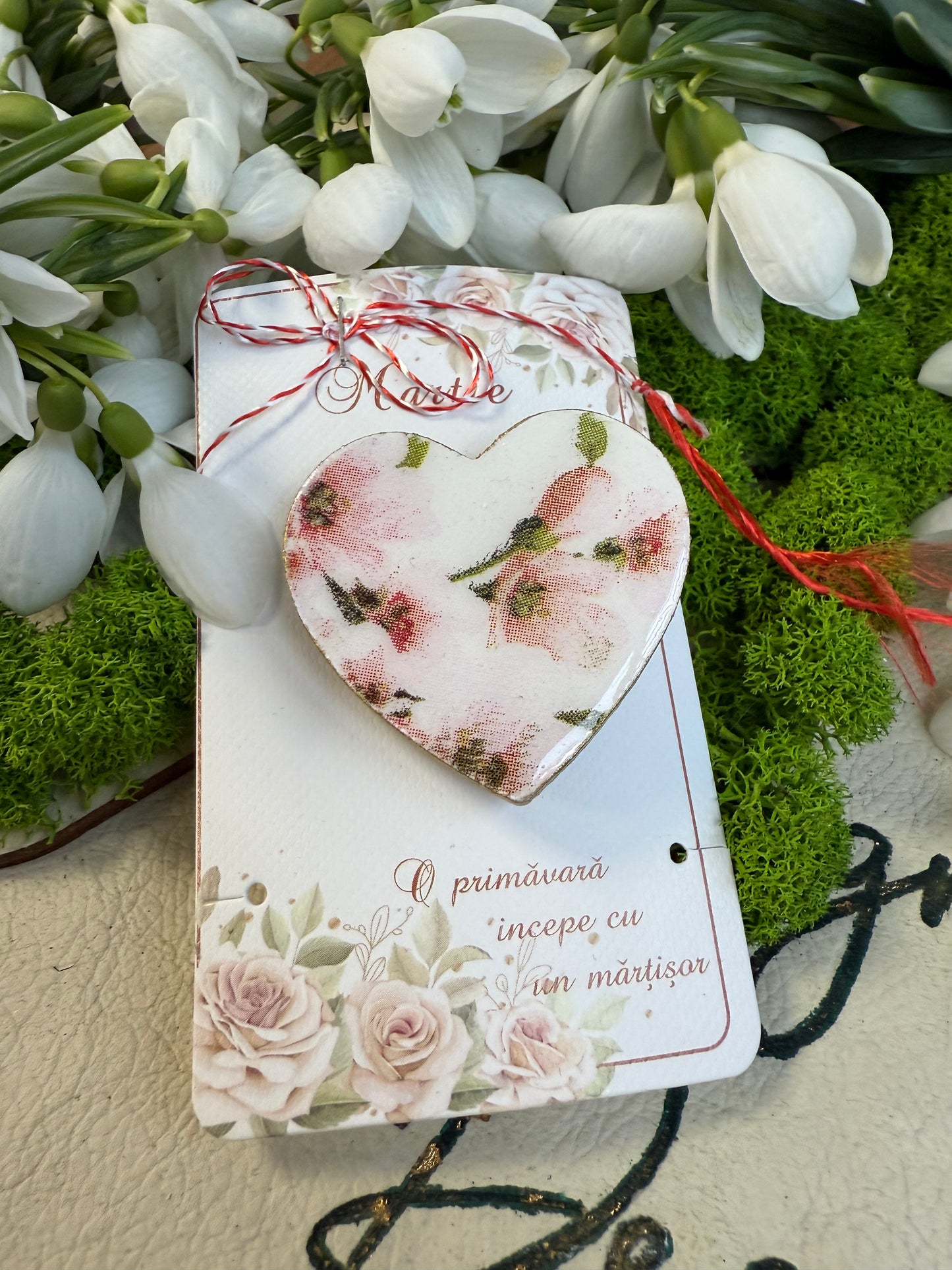 Mărțișor Handmade - Broșă