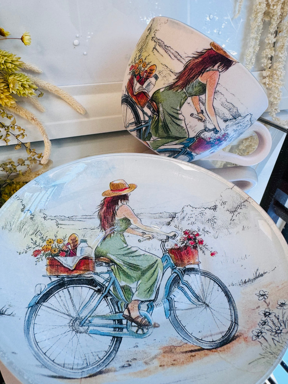 Cană de cafea “ÎN RITMUL INIMII” - unicat | Colecția “AVENTURĂ”