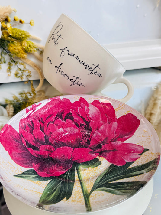 Cană de cafea “GRAȚIE” - unicat