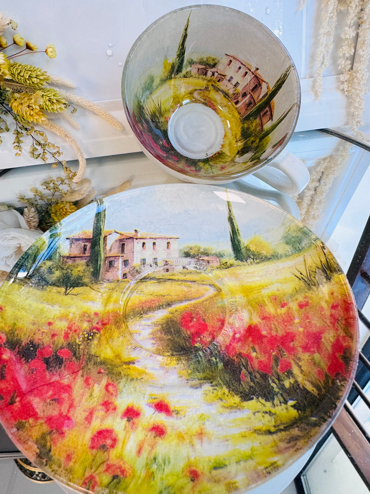 Cană de cafea “TOSCANA” - unicat | Colecția „DOR DE DUCĂ”