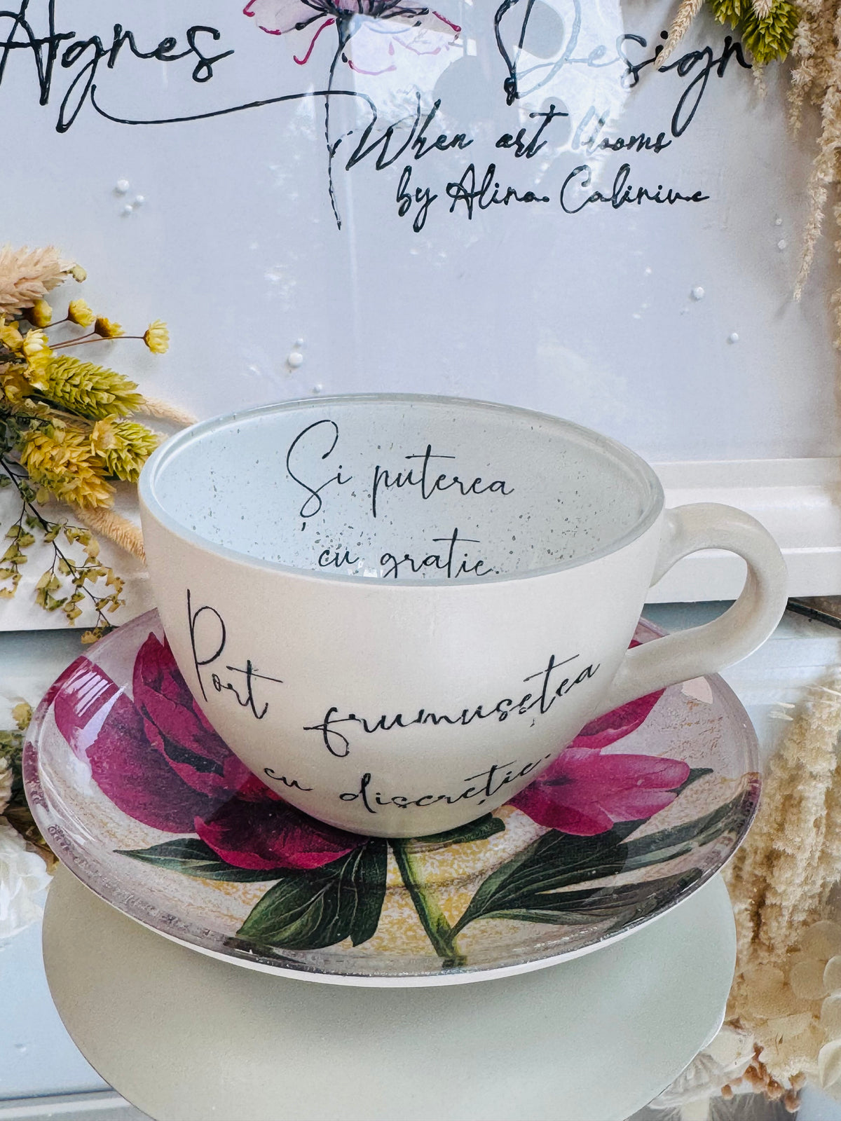 Cană de cafea “GRAȚIE” - unicat