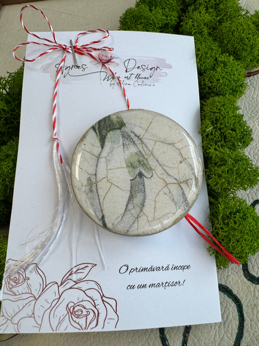 Mărțișor-broșă “Ghiocel”