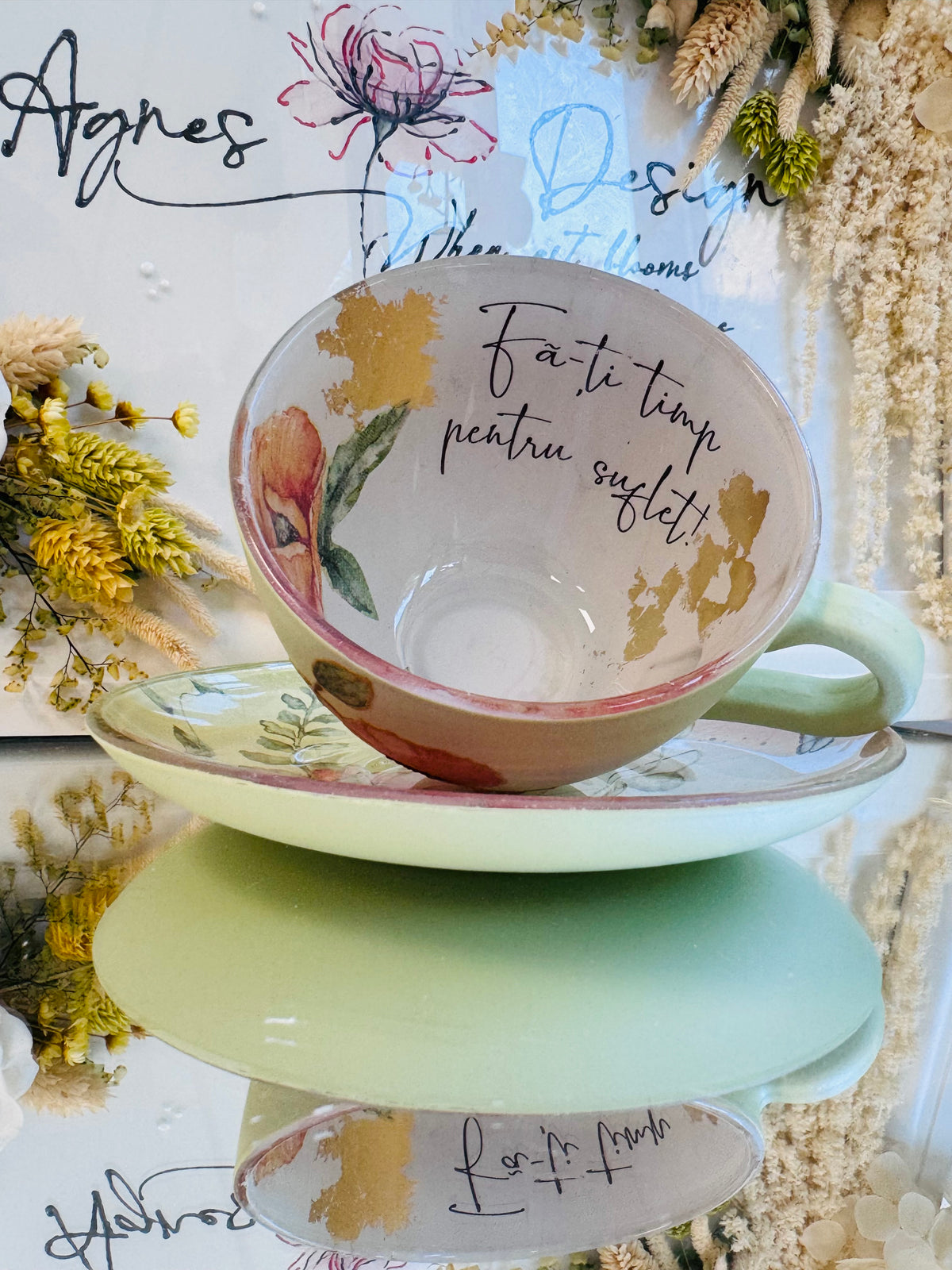 Cană de cafea “DOR DE MINE” - unicat | Colecția “AVENTURĂ”