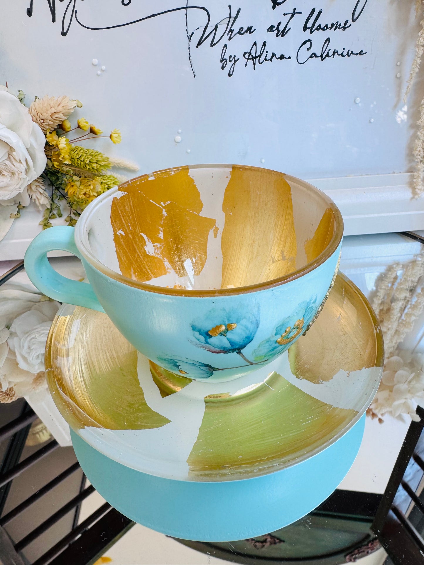 Cană de cafea “CU PRIVIREA SPRE ORIZONT” - unicat