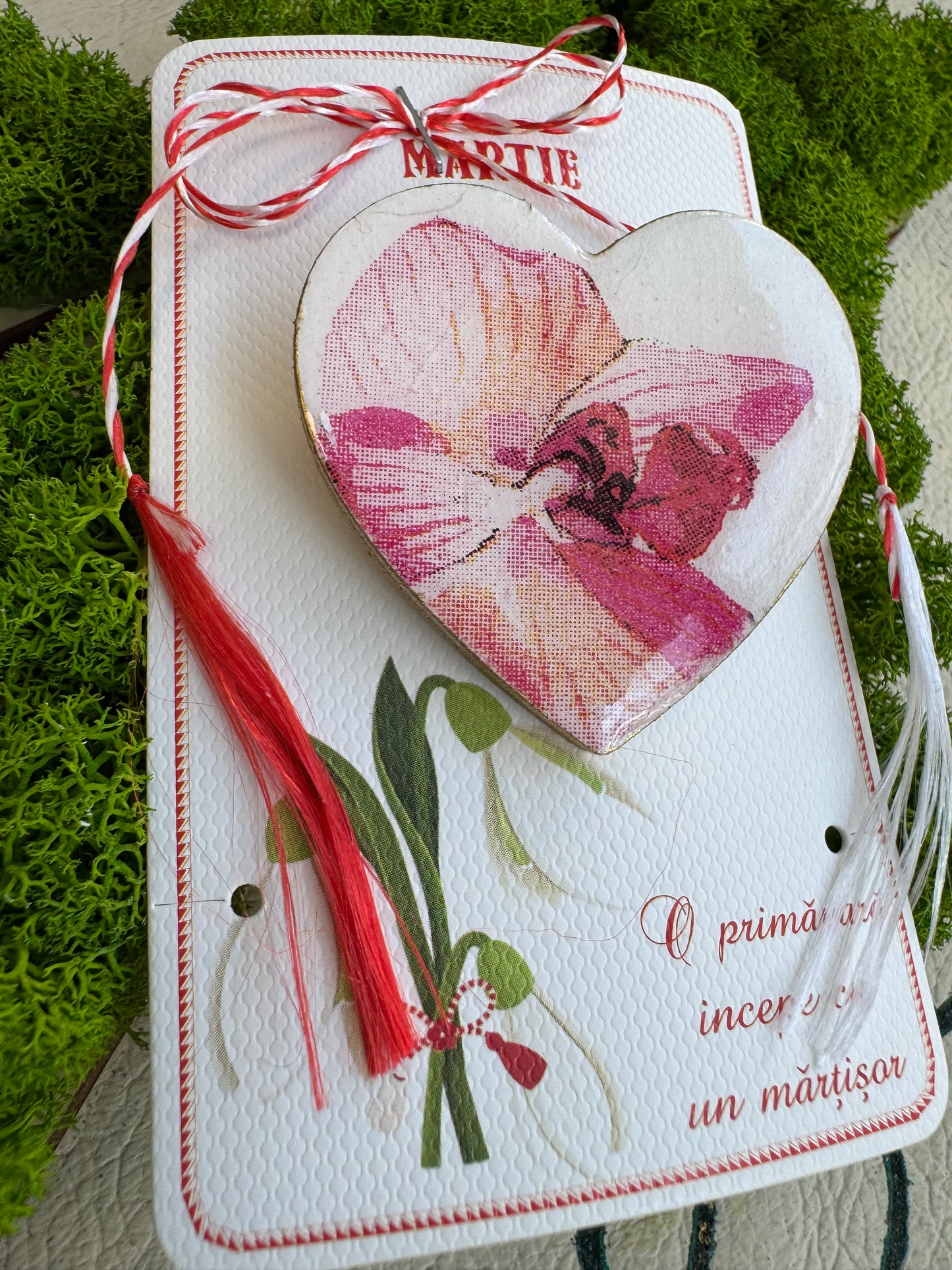 Mărțișor-broșă “Orhidee”