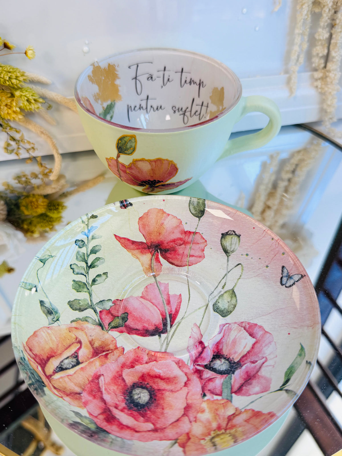 Cană de cafea “DOR DE MINE” - unicat | Colecția “AVENTURĂ”