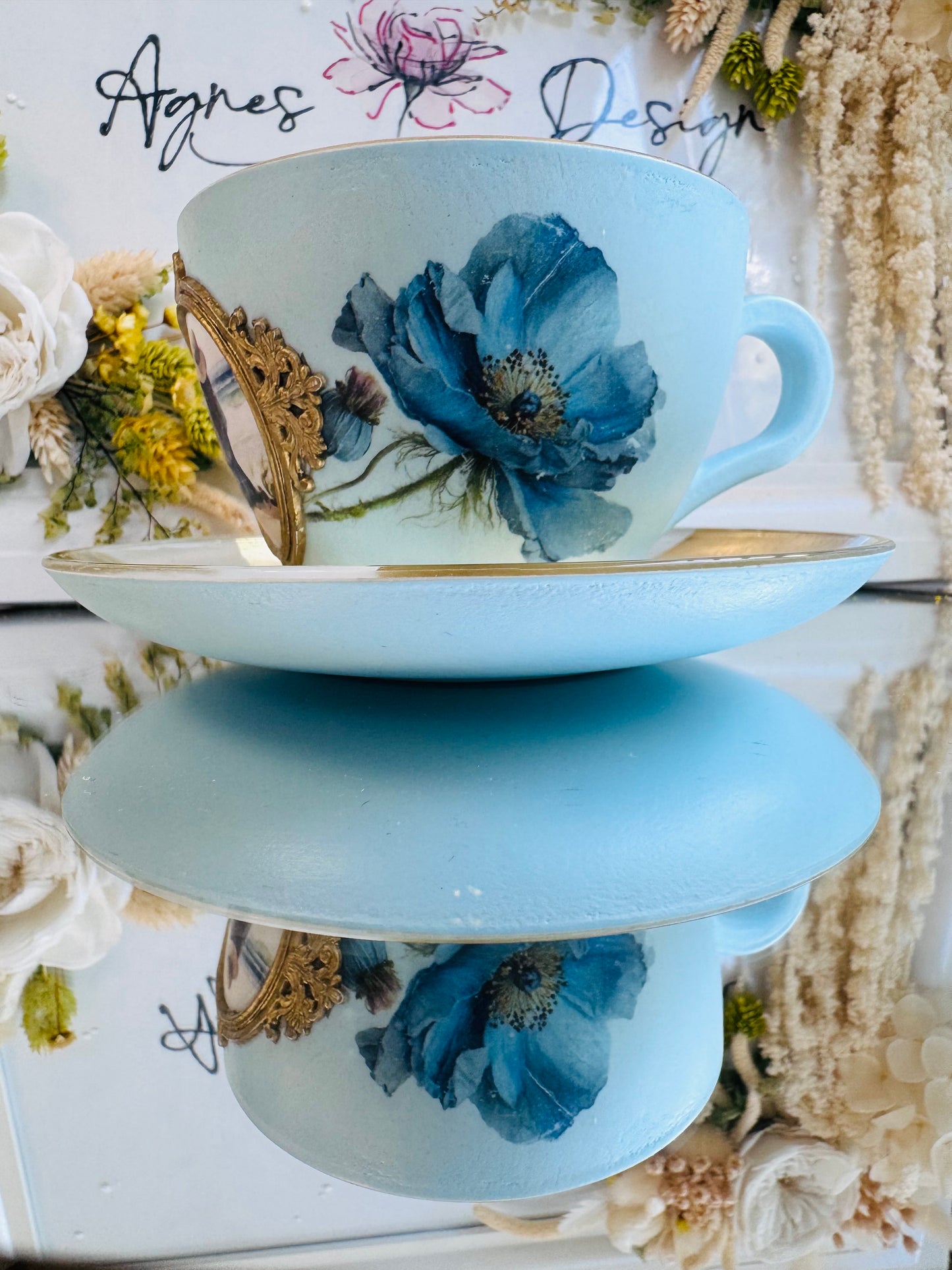 Cană de cafea “CU GÂNDUL LA MARE” - unicat