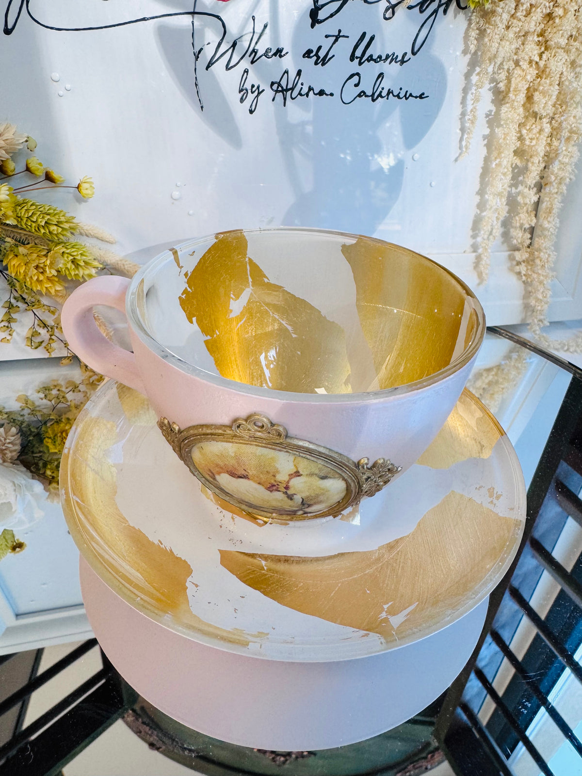 Cana de cafea “TRANDAFIR VINTAGE | Rose” cu mesaj motivațional