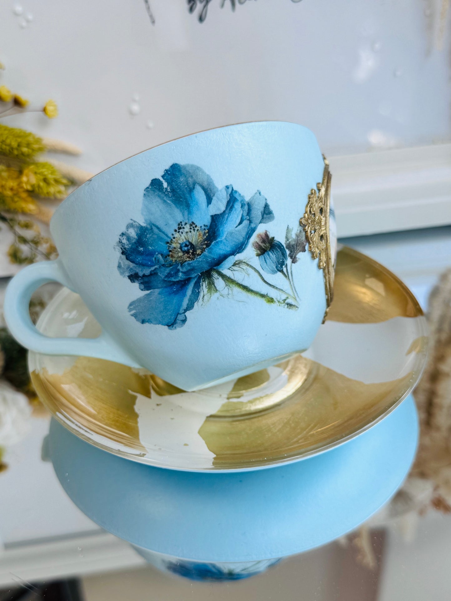 Cană de cafea “CU GÂNDUL LA MARE” - unicat
