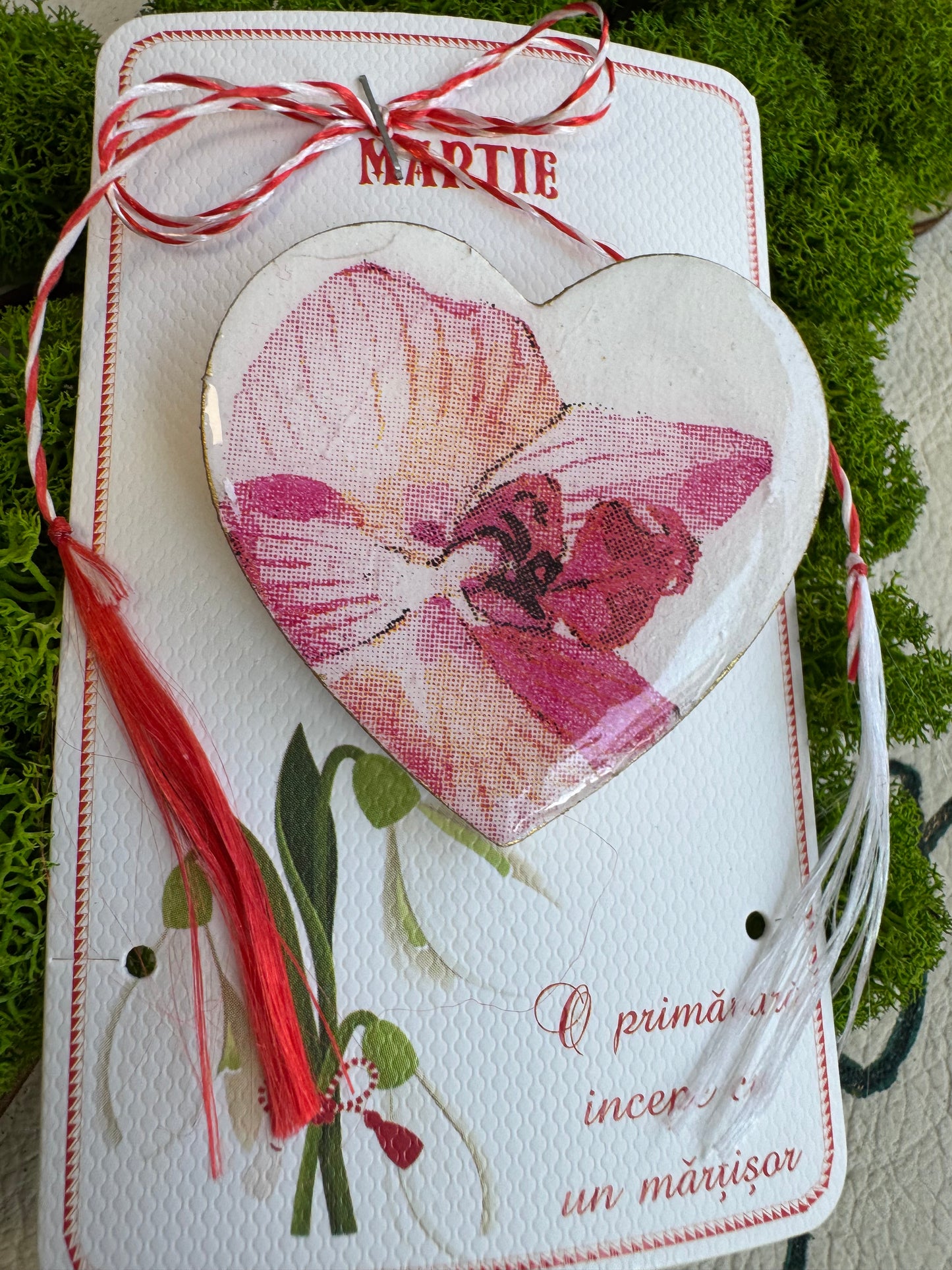 Mărțișor-broșă “Orhidee”