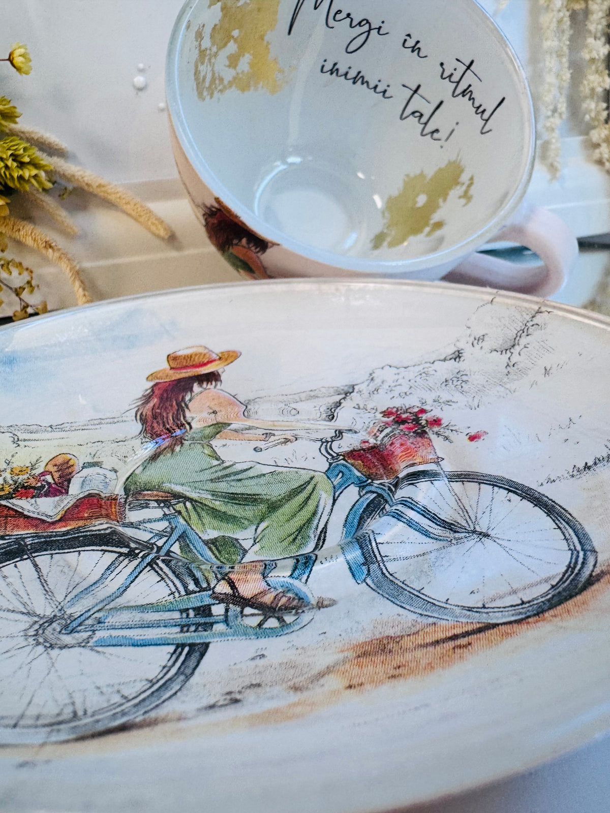 Cană de cafea “ÎN RITMUL INIMII” - unicat | Colecția “AVENTURĂ”