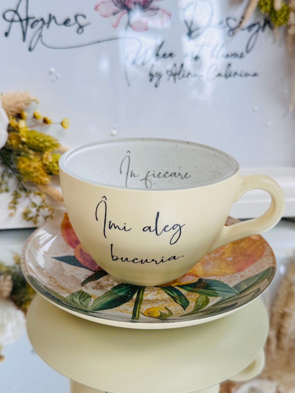 Cană cafea “BUCURIE” - unicat