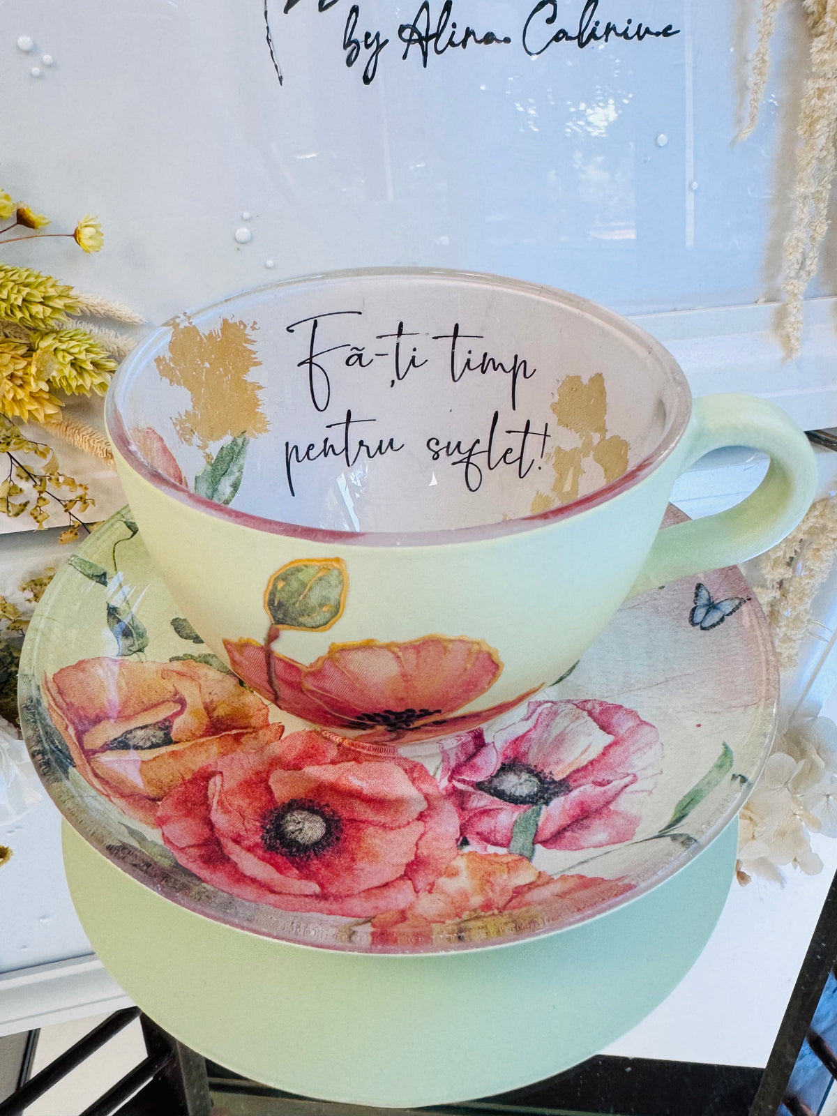Cană de cafea “DOR DE MINE” - unicat | Colecția “AVENTURĂ”