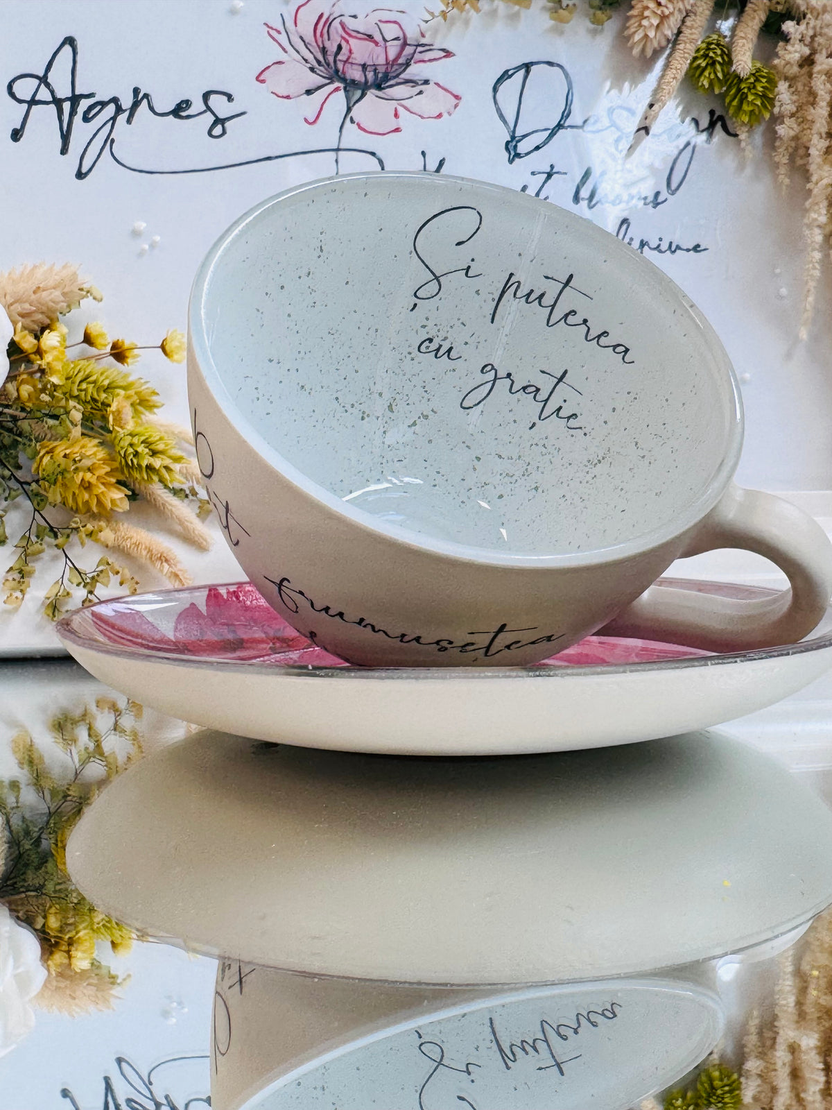 Cană de cafea “GRAȚIE” - unicat
