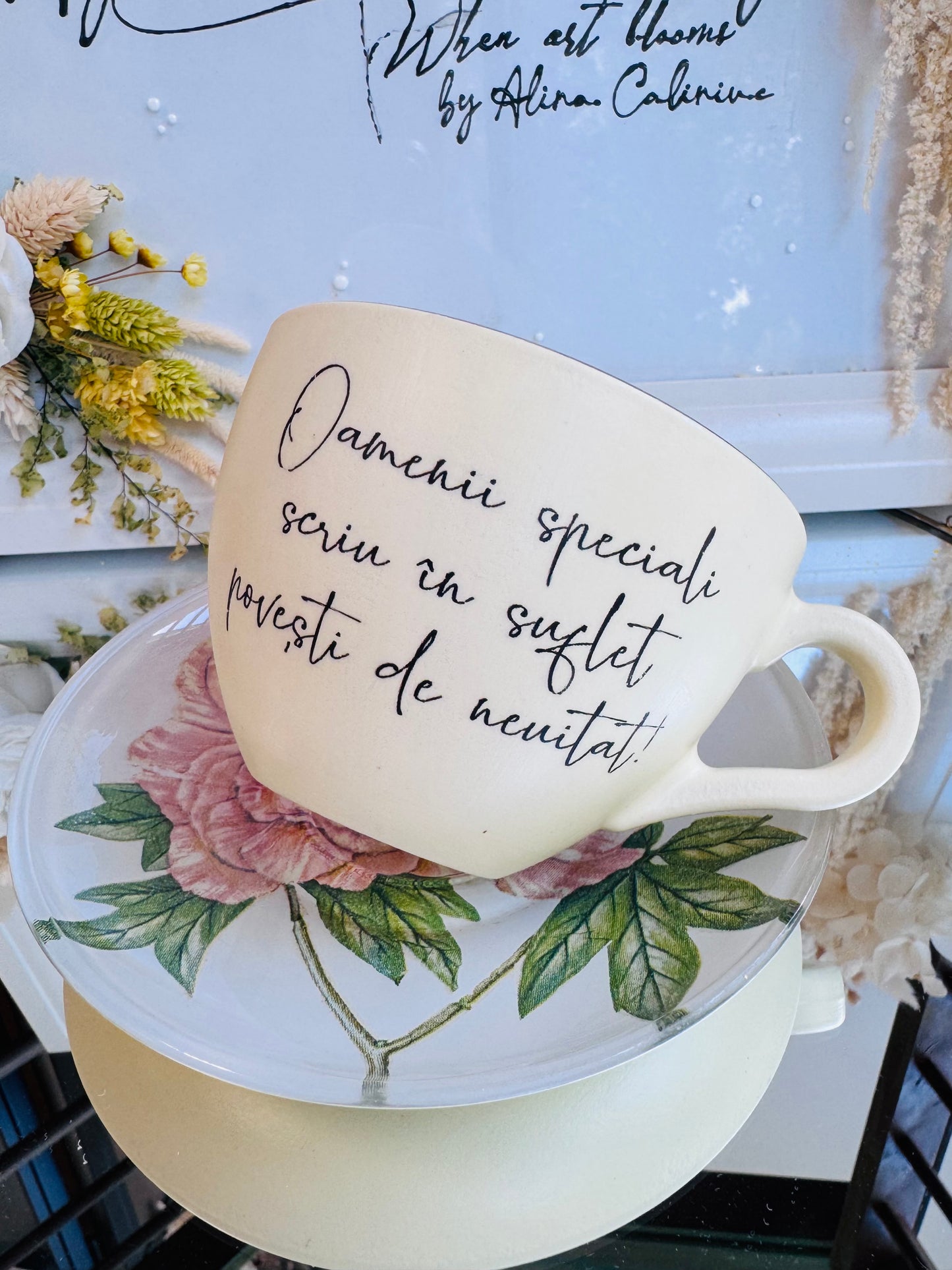 Cană de cafea “BUJOR DE POVESTE” - unicat