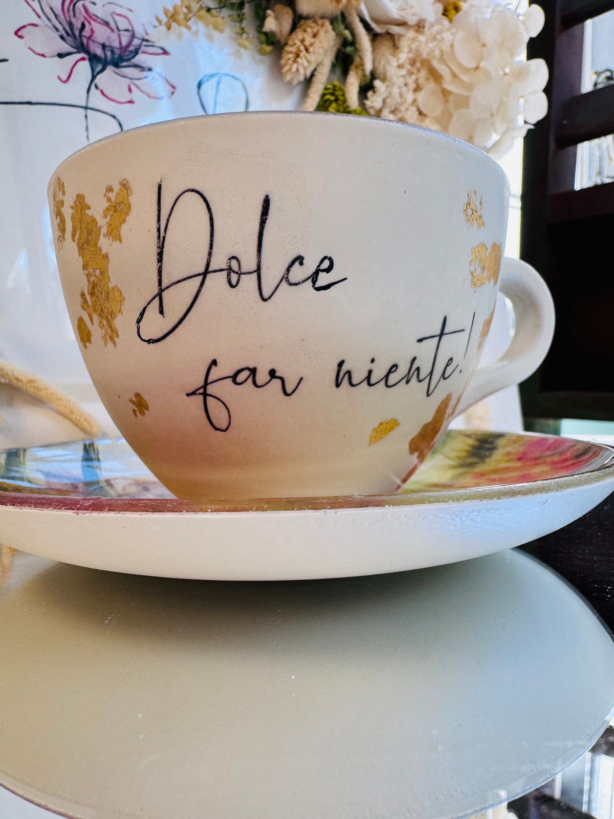 Cană de cafea “TOSCANA” - unicat | Colecția „DOR DE DUCĂ”