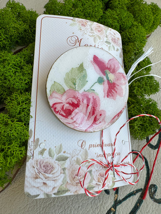 Mărțișor-broșă “Roses”