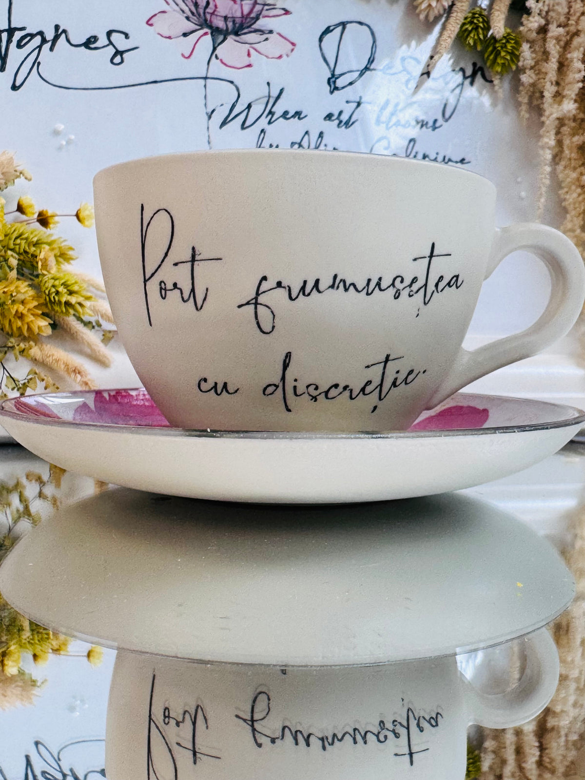 Cană de cafea “GRAȚIE” - unicat