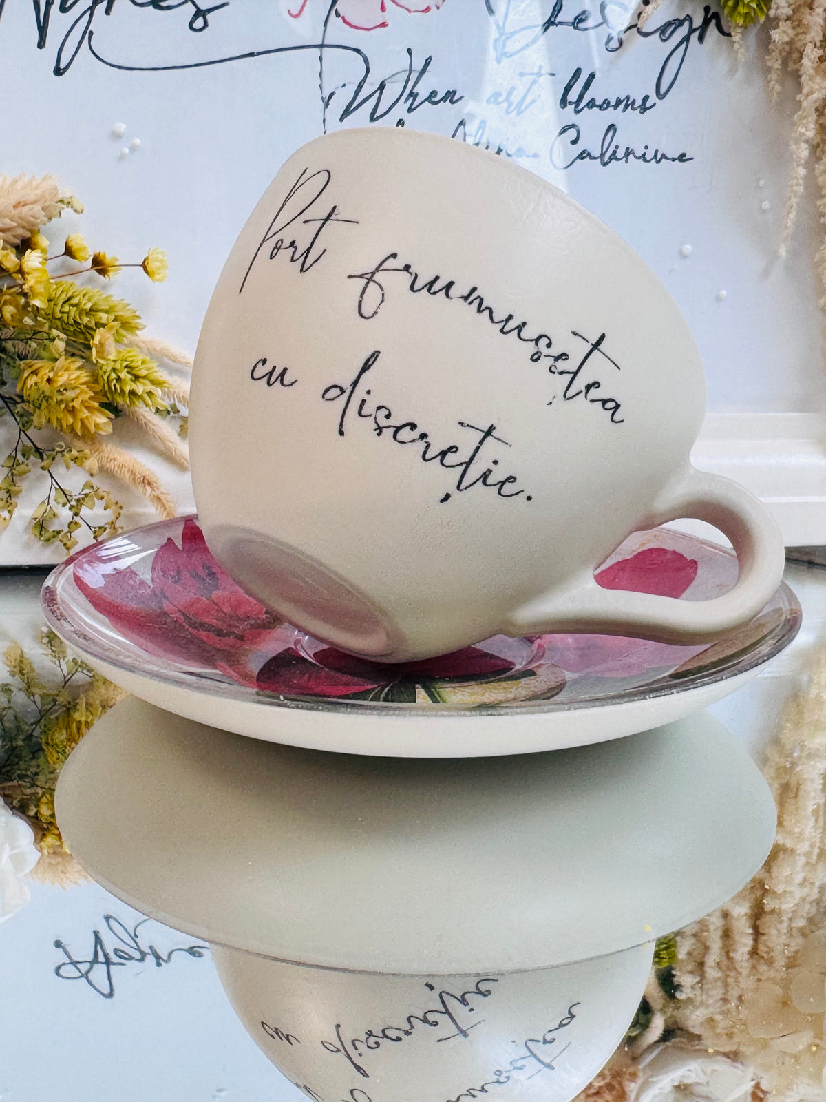 Cană de cafea “GRAȚIE” - unicat