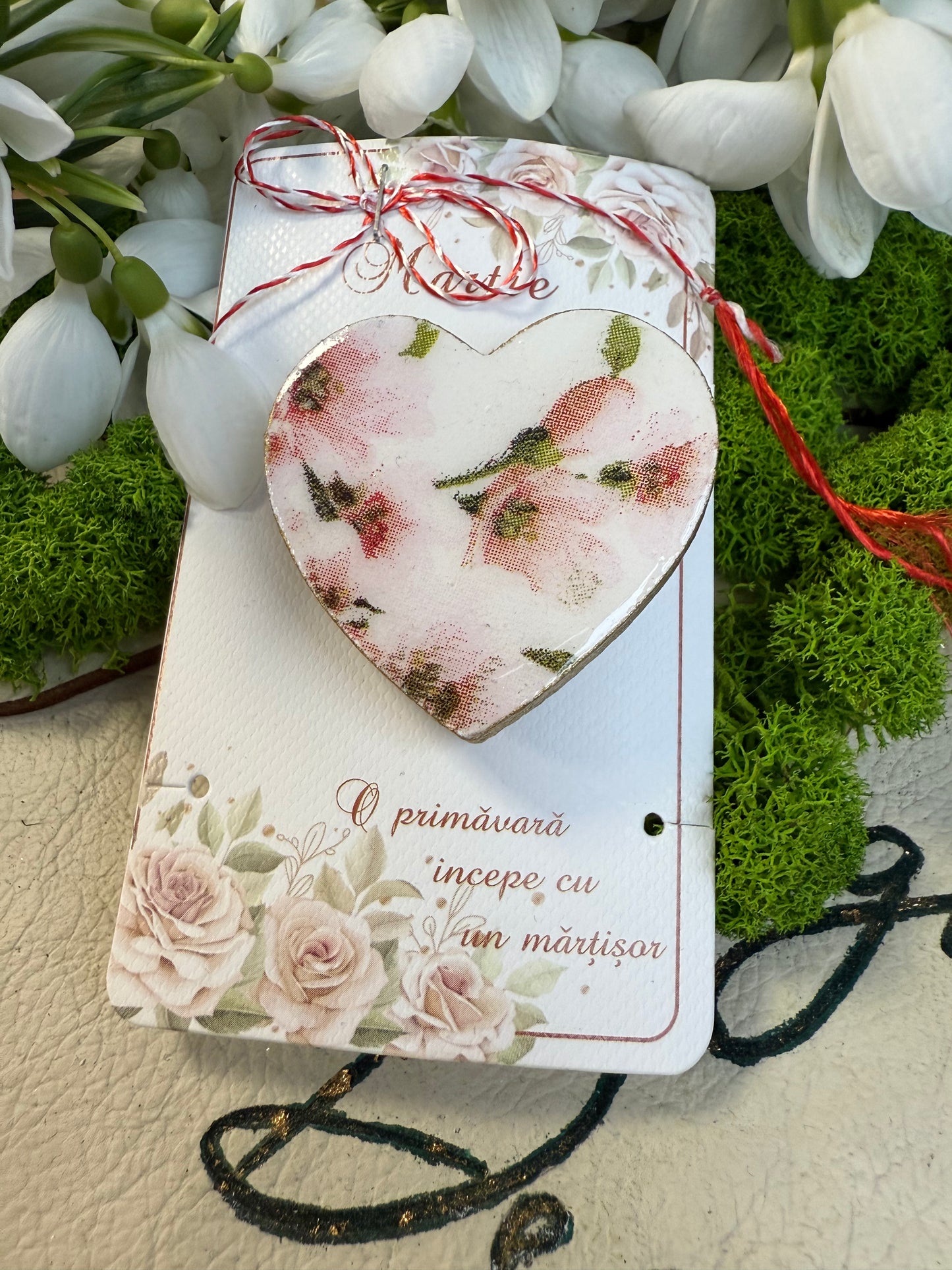 Mărțișor Handmade - Broșă