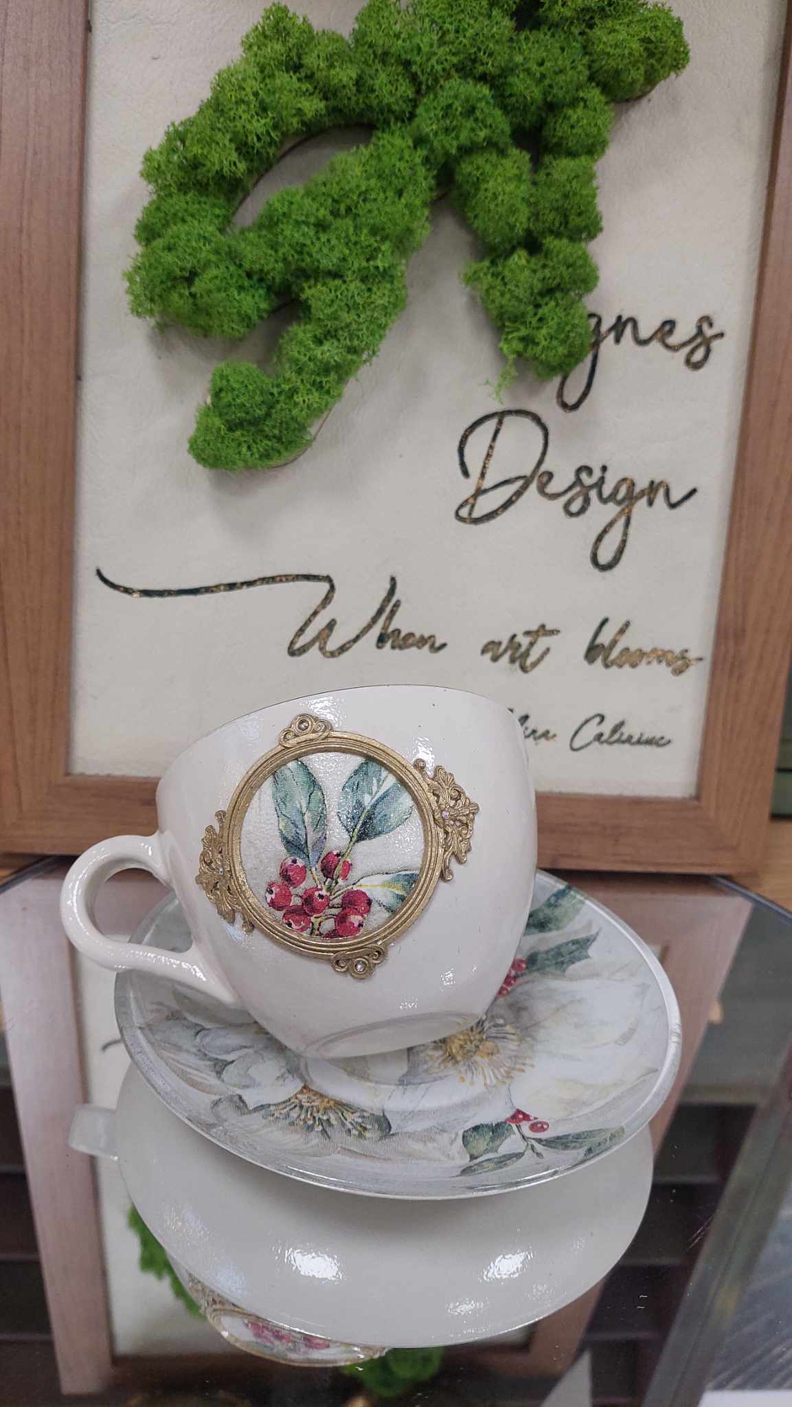 Cană de cafea ”Christmas Rose”