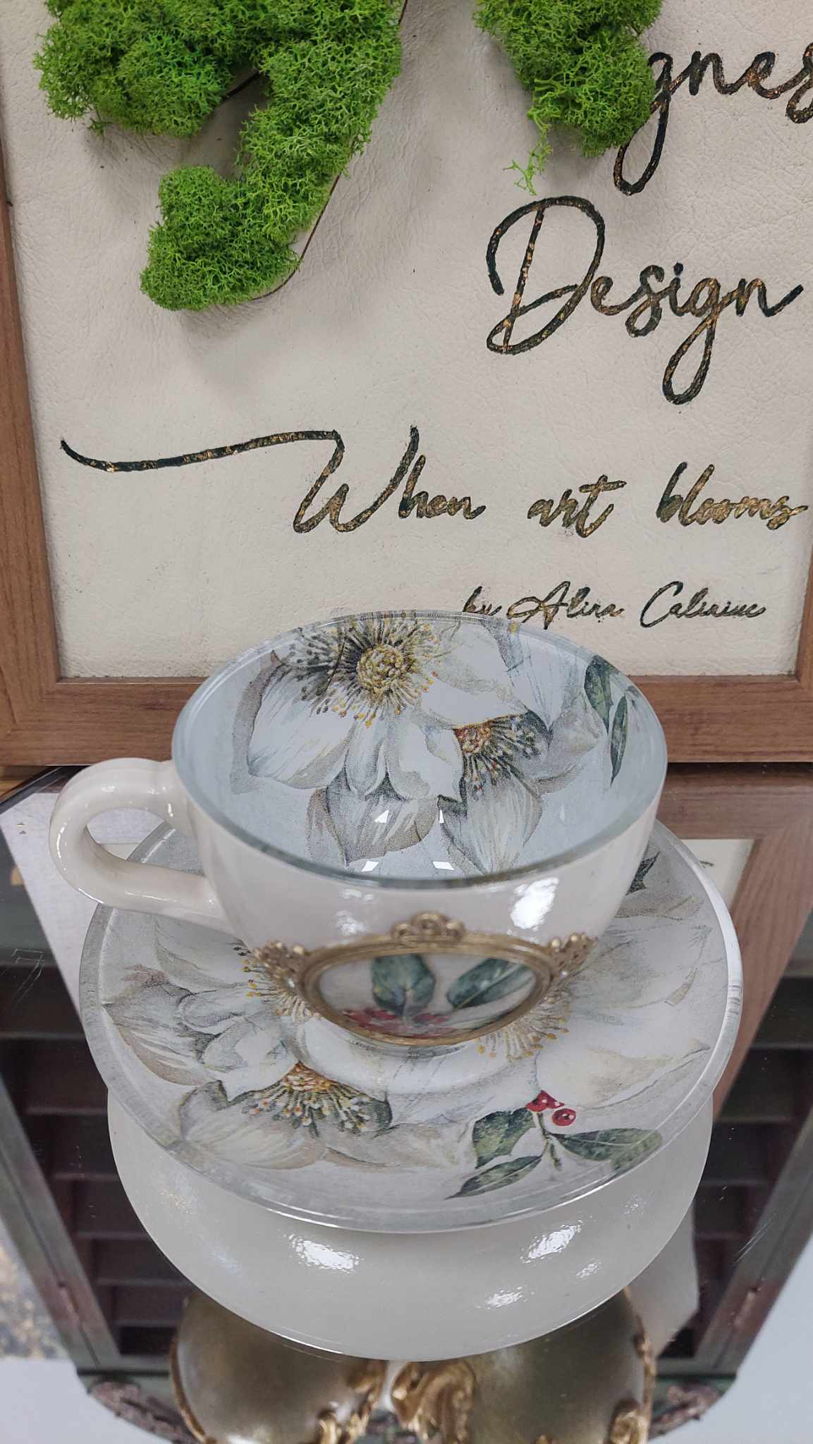 Cană de cafea ”Christmas Rose”