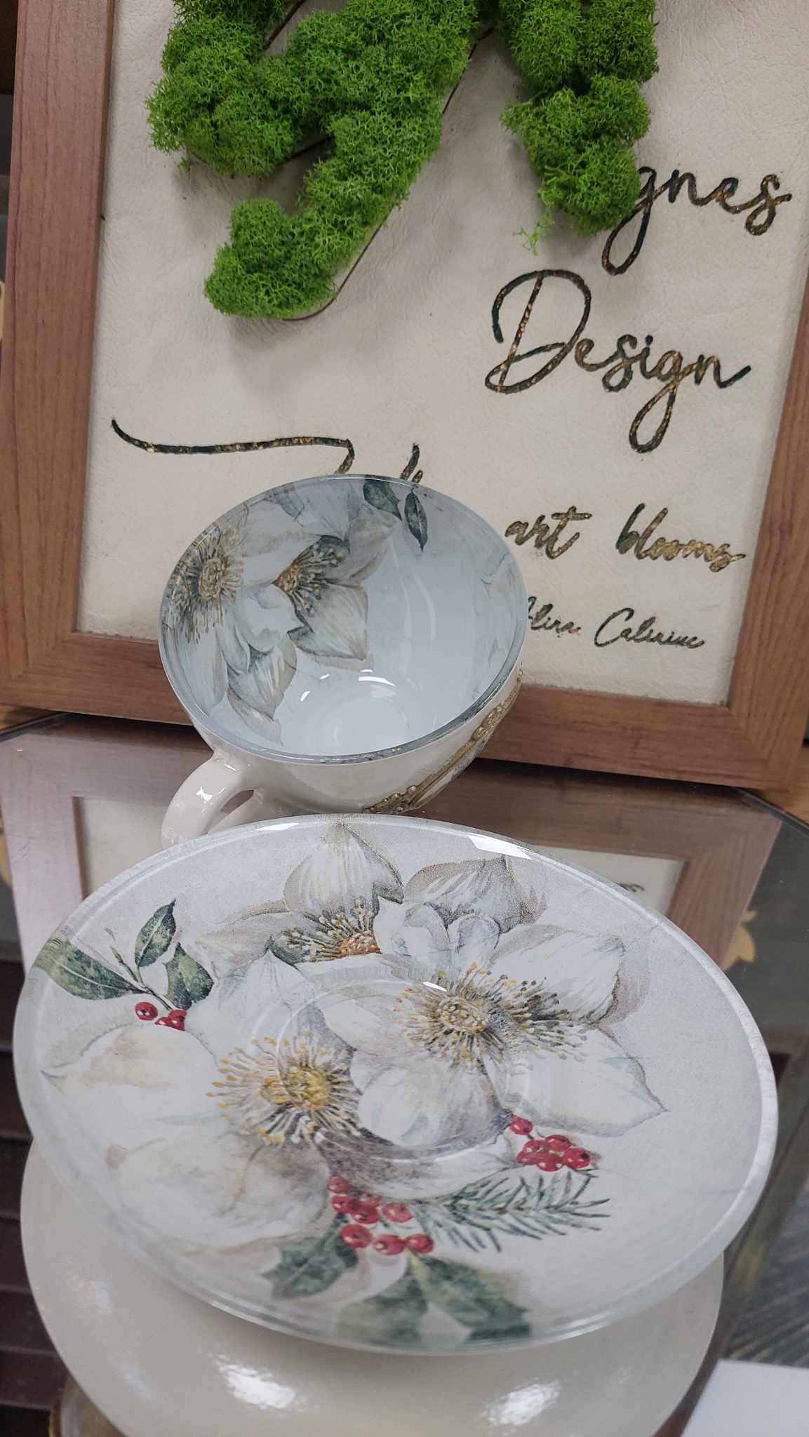 Cană de cafea ”Christmas Rose”