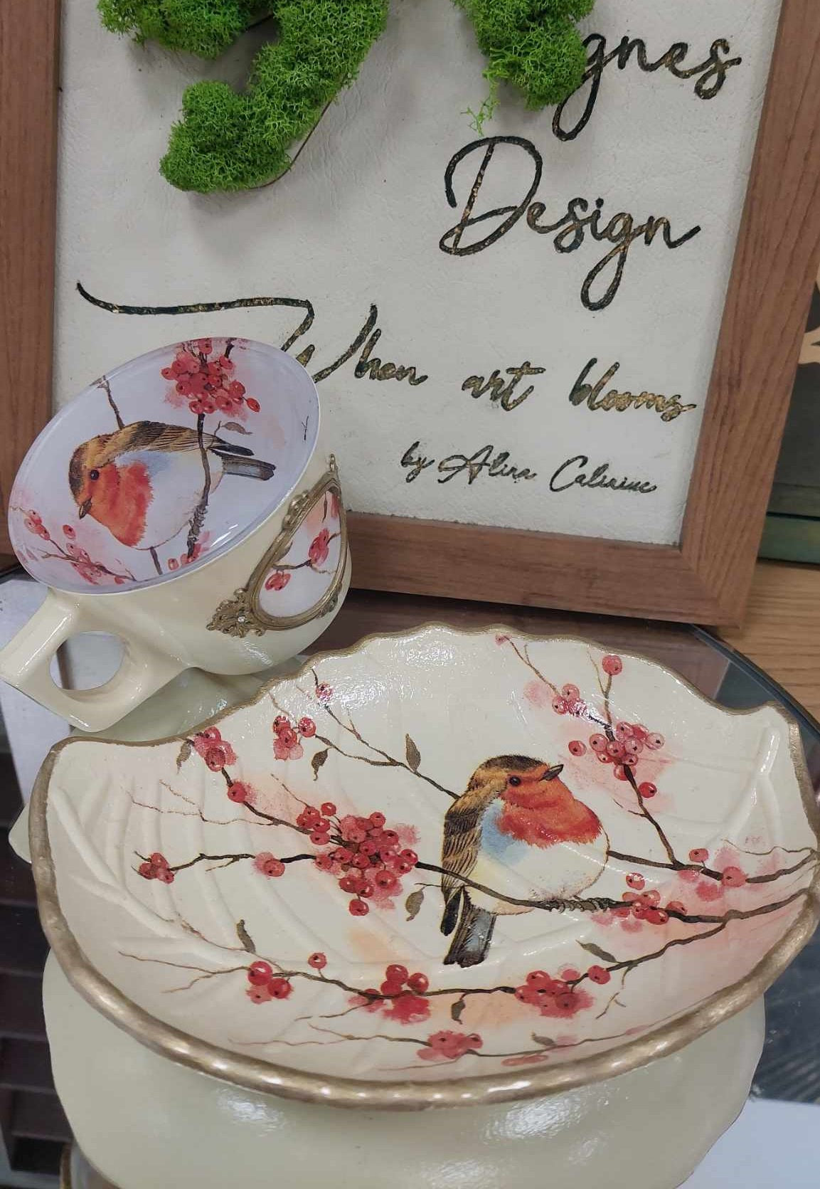 Cană de cafea "Birdy" UNICAT