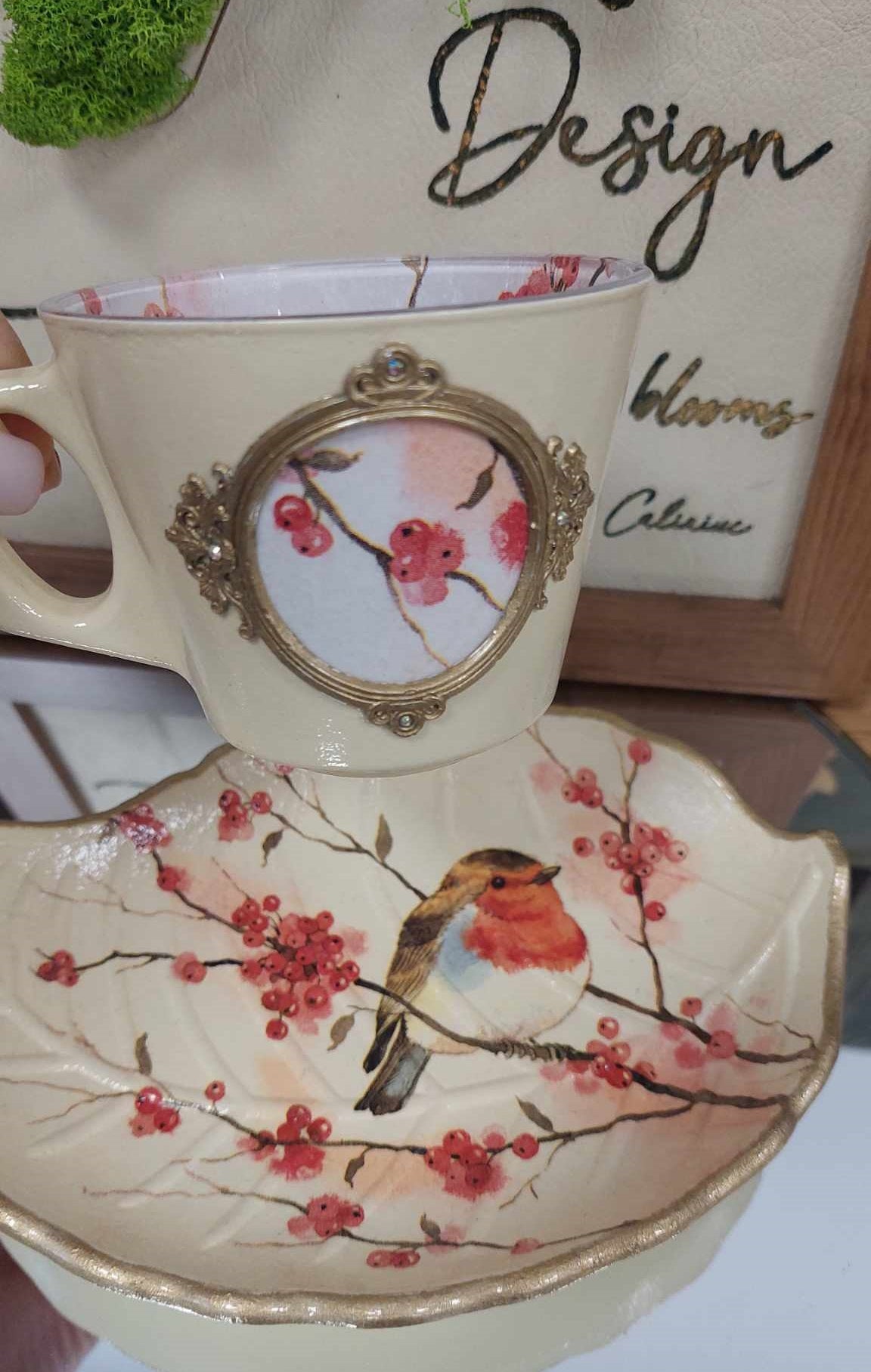 Cană de cafea "Birdy" UNICAT