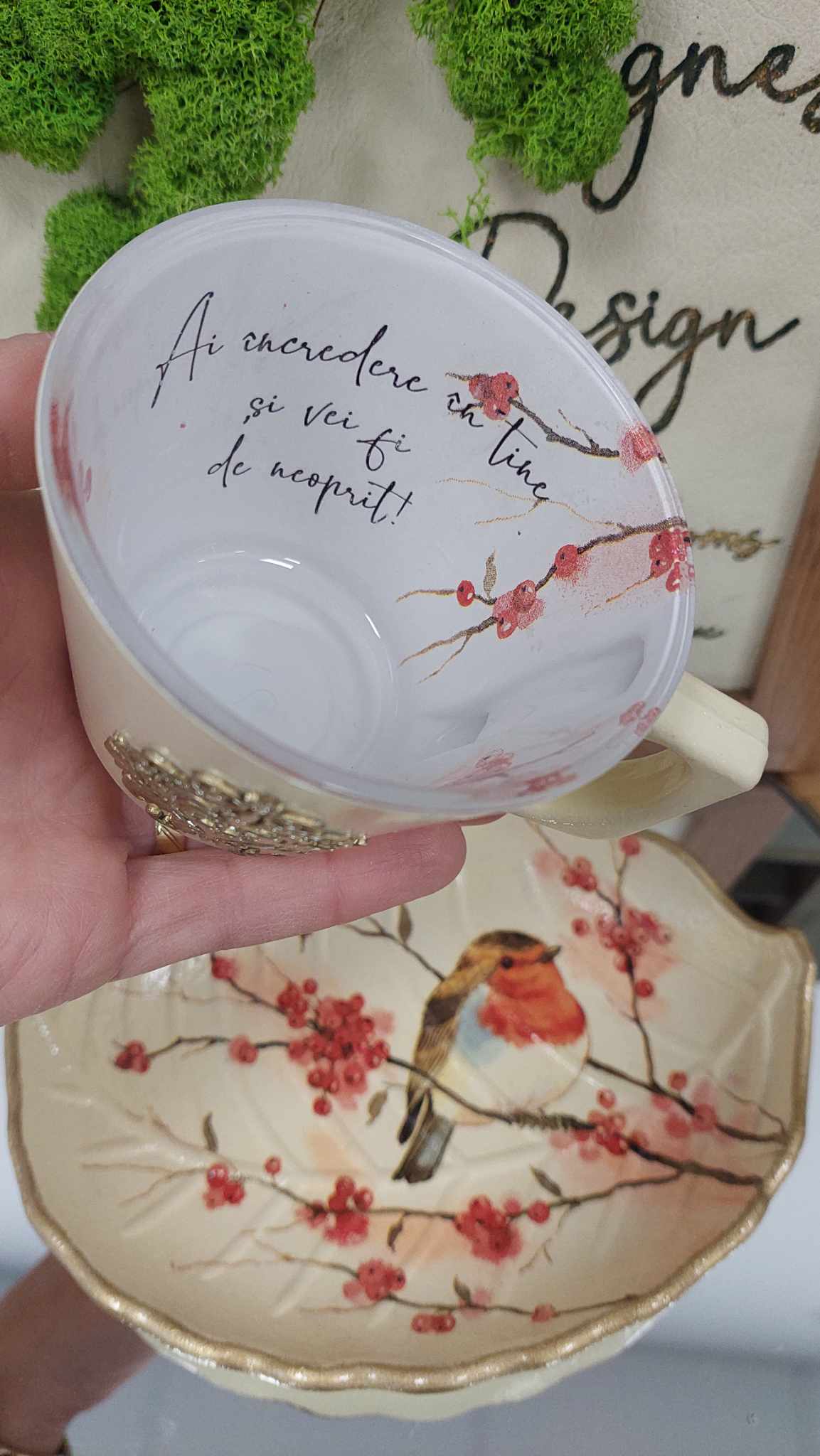 Cană de cafea "Birdy" UNICAT