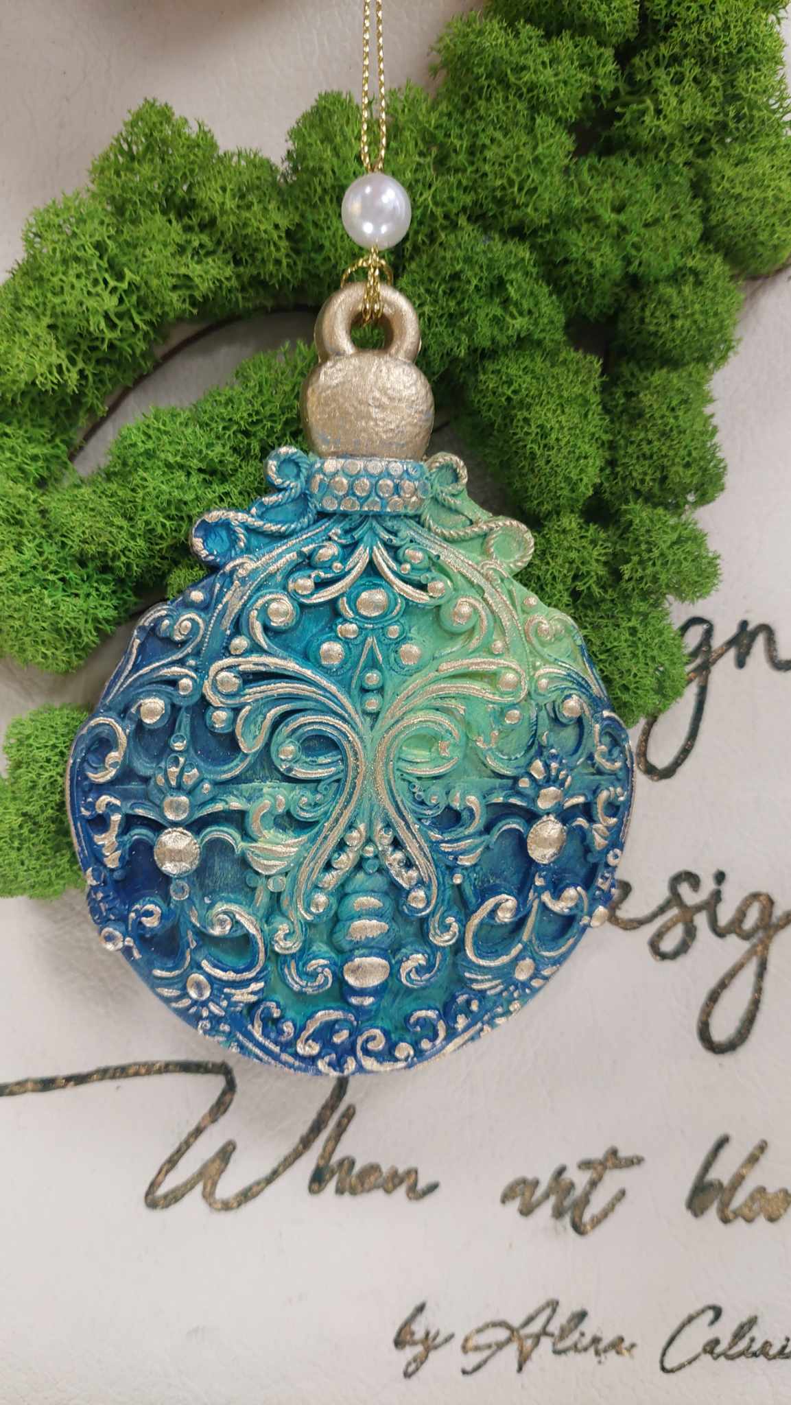 Ornamente pentru brad ”Glob” și ”Fulg de nea”