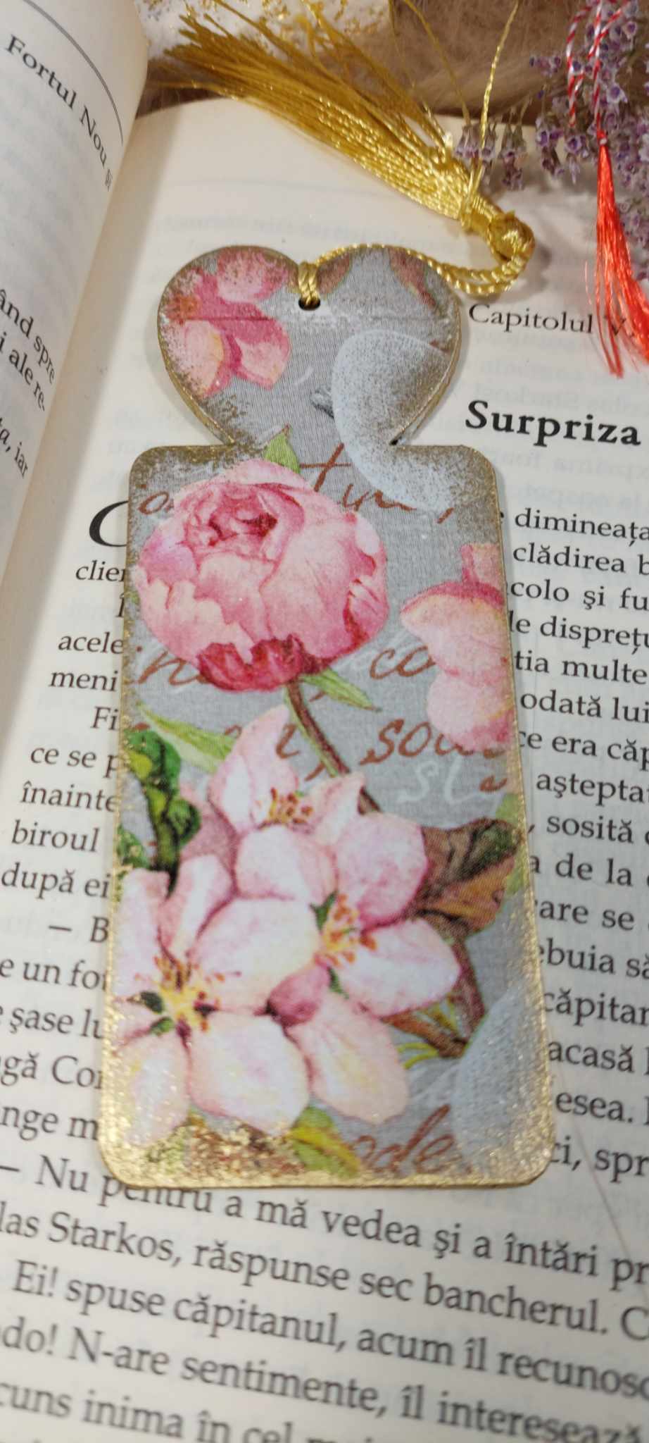 SEMN DE CARTE "CHERRY & PEONY"