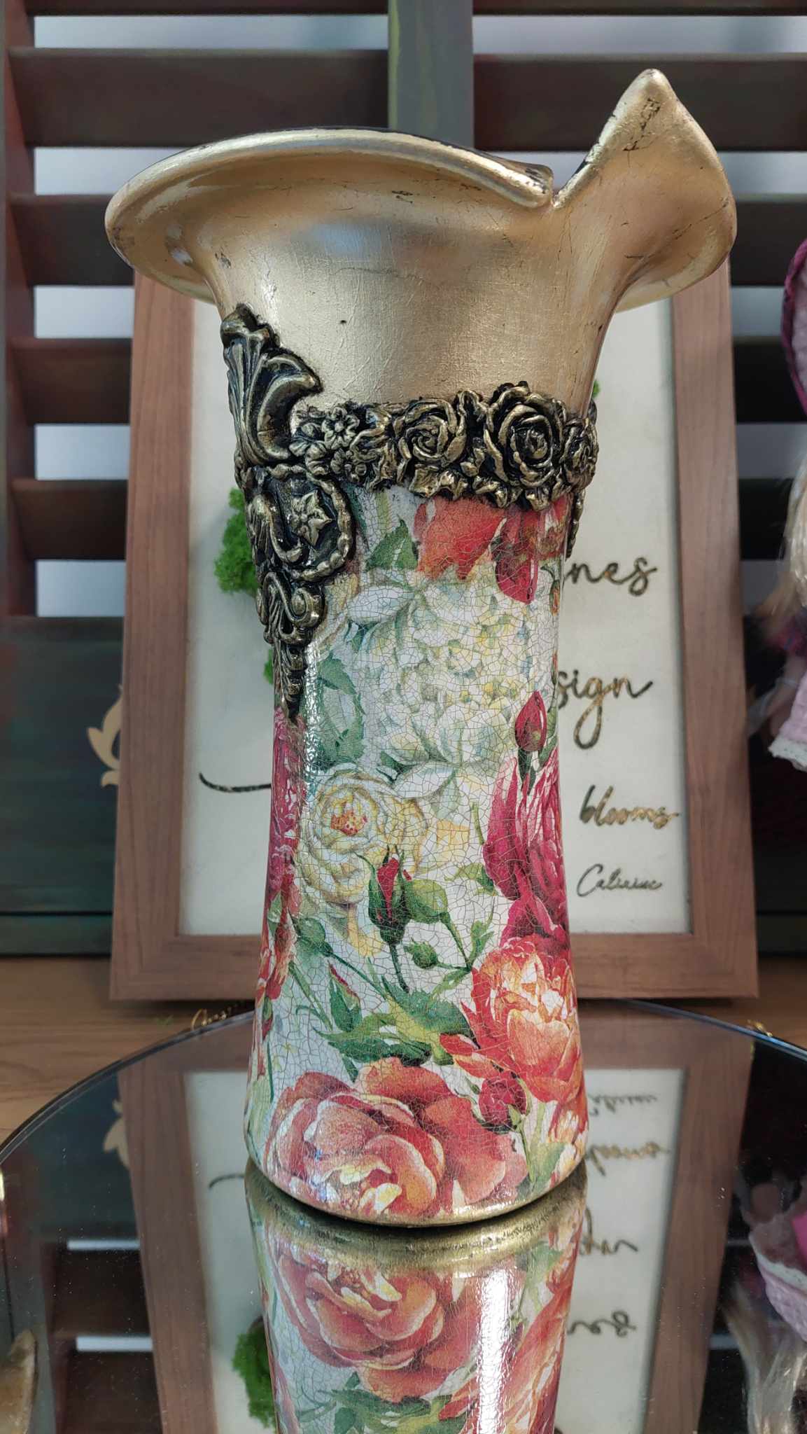 Vază unicat ”Art of Roses”