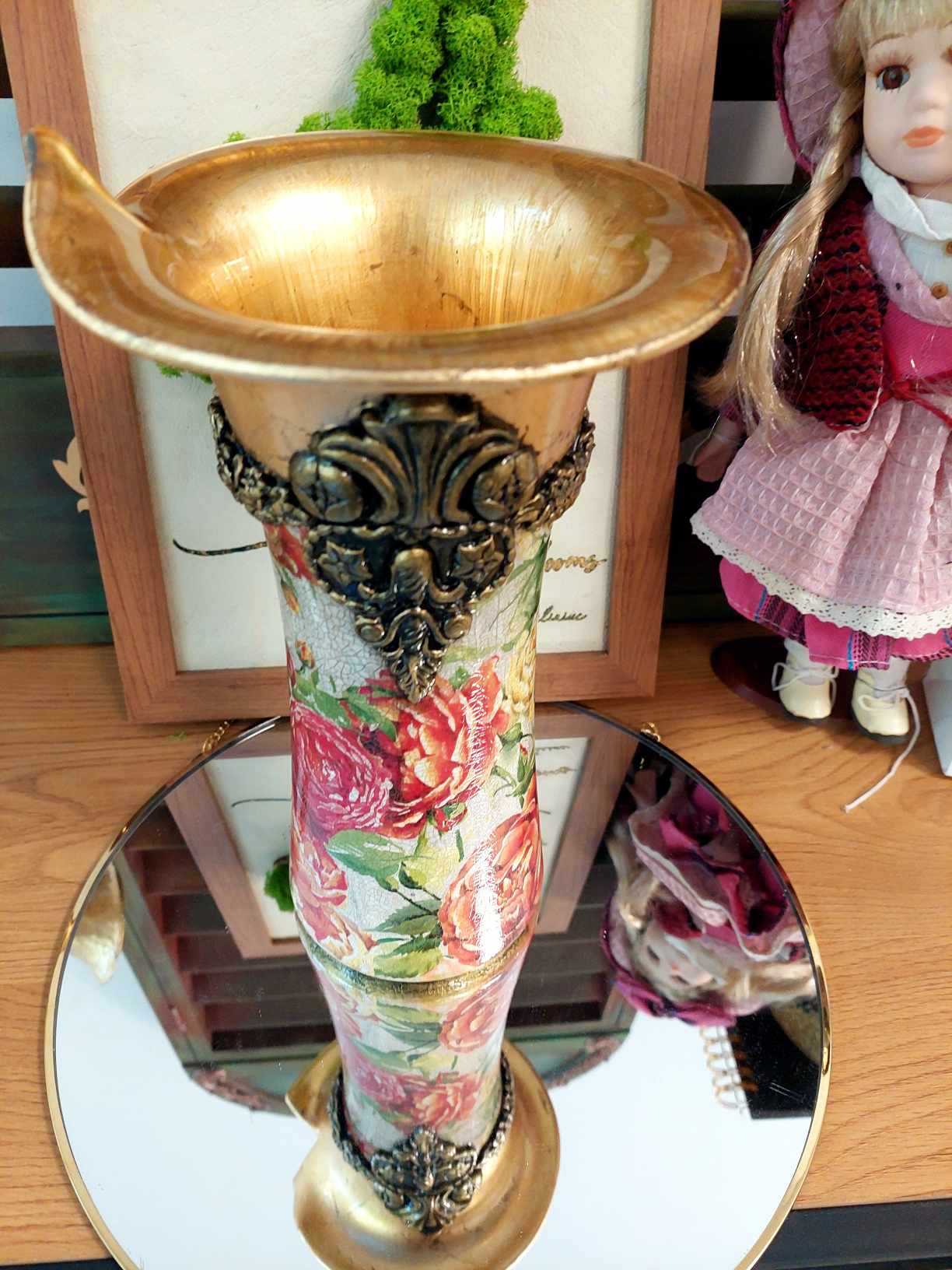 Vază unicat ”Art of Roses”